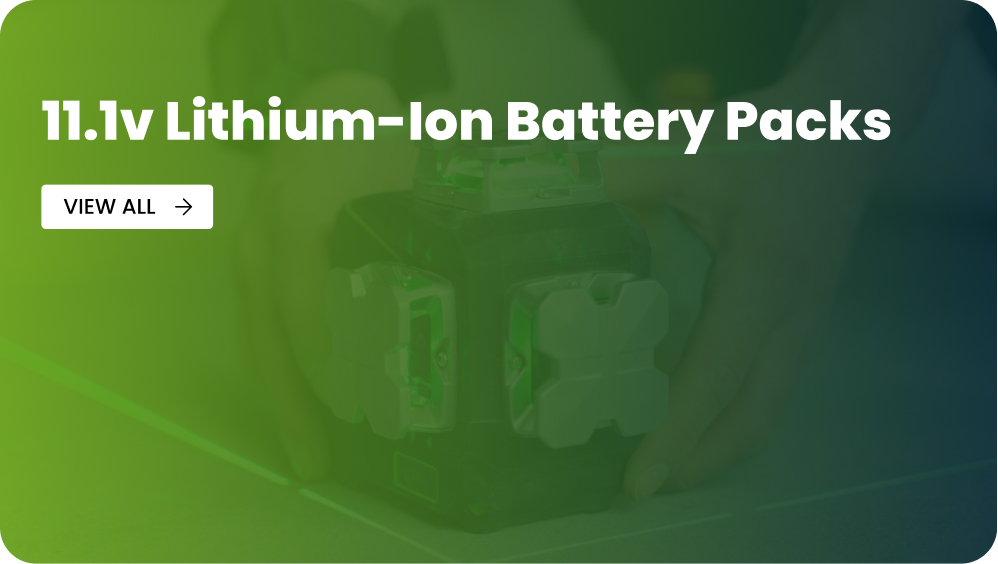 11.1v Lithium-Ion battery Banner
