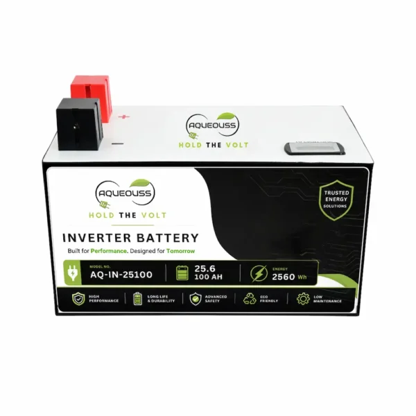 25.6V 100AH INVERTER LIFEPO4 BATTERY 1