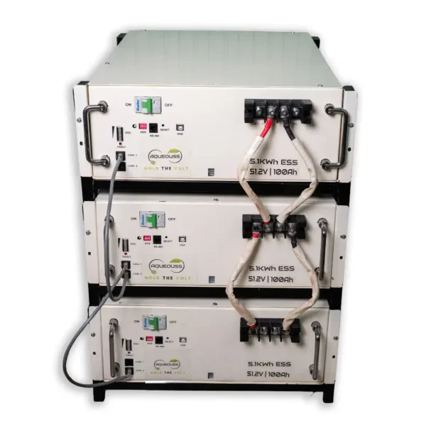 15kWh ESS LiFePO4 Battery – 51.2V 300Ah Solar Storage