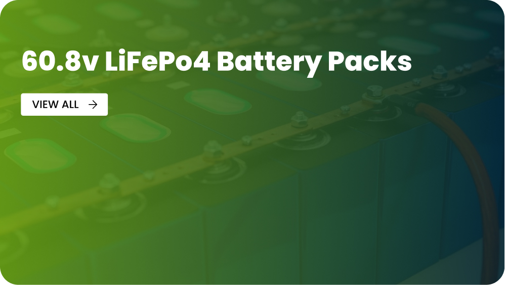 60.8v LiFePo4 Battery Packs banner