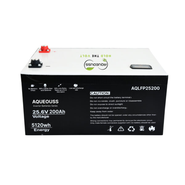 25.6v 200ah inverter battery