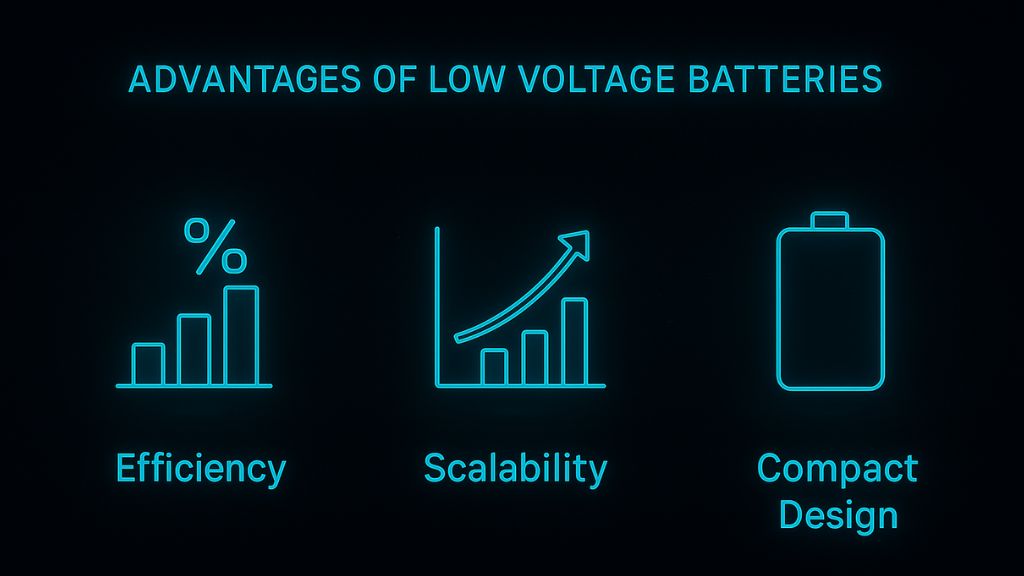 benefits of low voltage battery