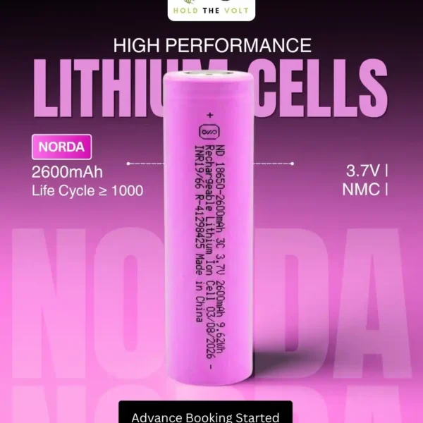 norda 2600 mAh nmc cell post